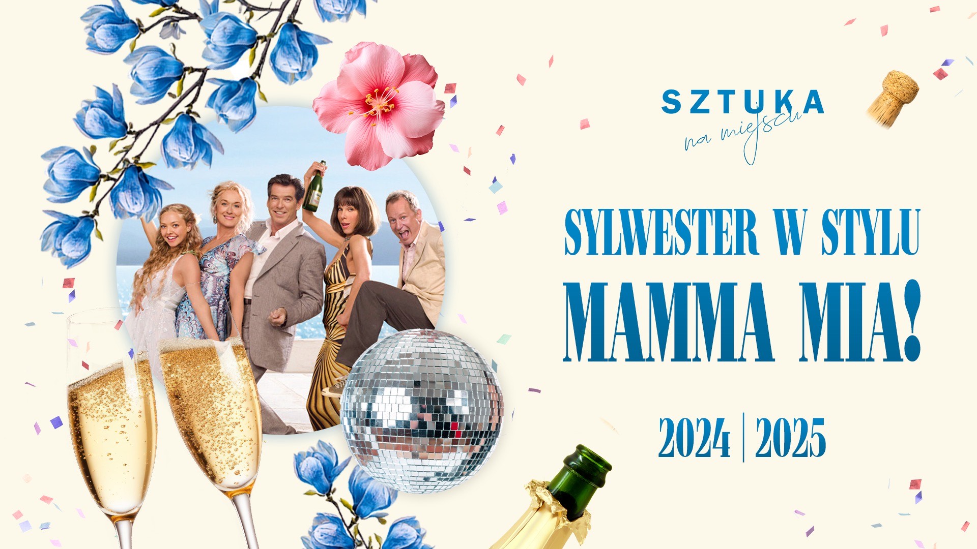 Sylwester w stylu Mamma Mia! w Sztuce na Miejscu